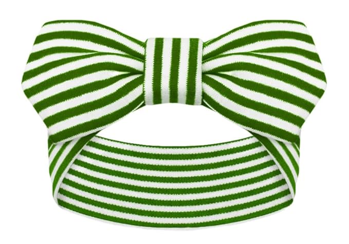 Creative Knitwear Notre Dame Fighting Irish Infant Girls Kelly Solid Hair Knot Headband Embroidered Logo - Size Newborn - 4T