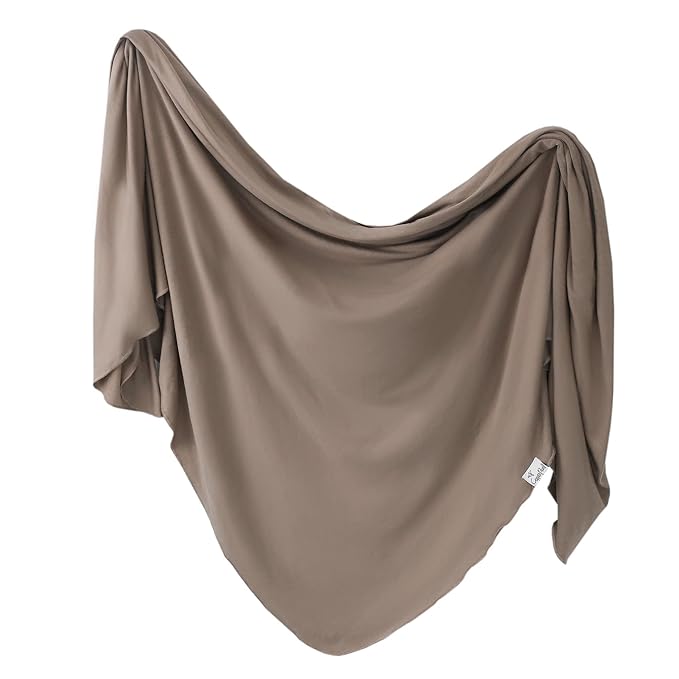 Copper Pearl Baby Swaddle Blanket - Premium Knit Baby Blanket, Large Soft Stretchy Receiving Blankets for Baby Boy and Girl, Swaddles for Newborn, Infant, and Toddler (Gobi)