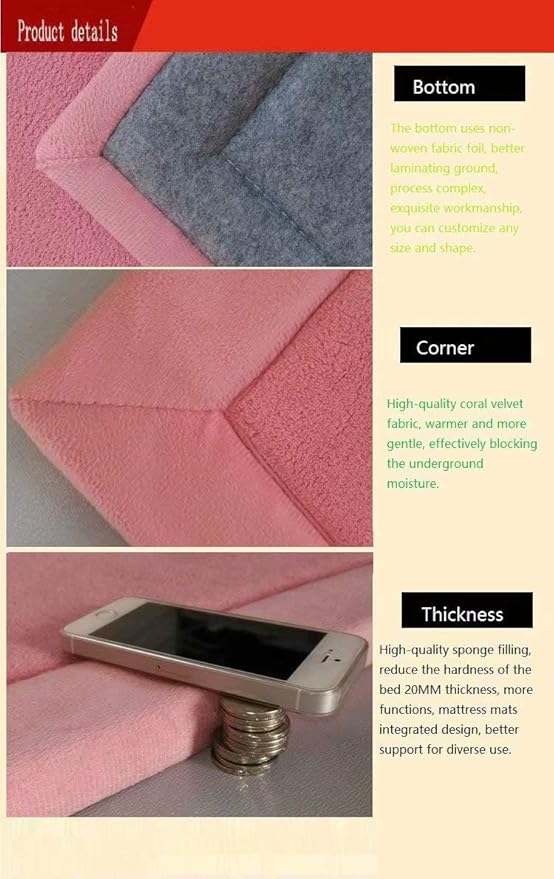 V-mix Handmade Weaving Plush Foam Play Mat for Baby, Toddler, Children - Yoga & Exercise Mat, Cushy-Soft & Thick Hypoallergenic, Non-Toxic, Reversible