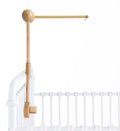 Crib Mobile Arm - 360° Adjustable Wooden Baby Mobile Hanger for Crib (31 inch, 100% Natural Beech Wood) - Strong Anti Slip Attachment - Nursery Décor for Boys, Girls