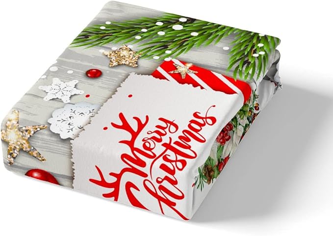 Christmas Kids Bedding Set Christmas Tree Racing Car Duvet Cover for Boys Children Teens Bedroom Decor Snowflake Xmas Theme Comforter Cover Set New Year Bedspread Cover Queen Size with 2 Pillow Case