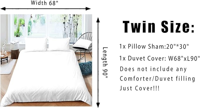 Feelyou Cartoon Penguin Duvet Cover Funny Animal Printed Christmas Day Bedding Set for Kids Room Cute Polar Animal Pattern Decor Comforter Cover Set Snowflake Bedspread Cover 3Pcs Zipper Queen Size