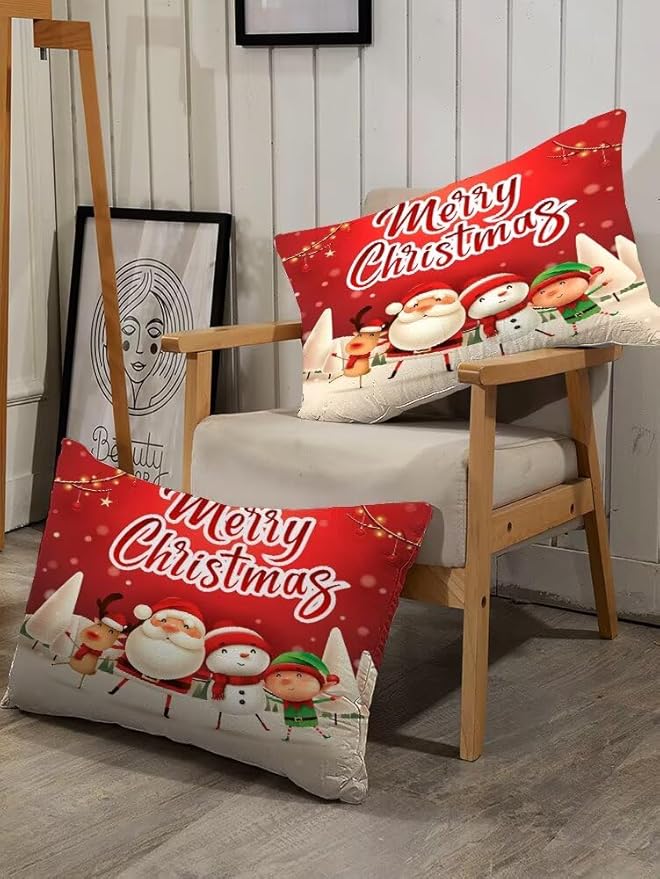Christmas Bedding Sets Xmas Santa Gnomes Comforter Sets Full Size for Kids Boys Girls Bedroom Snowing Santa Claus Quilt,1 Comforter + 2 Pillow Cases