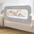 Bed Rail for Toddlers,Swing Down Kids Beds Rails Guard for Twin,Full,Queen,King,Bunk Size Bed,Extral Tall Child Bed Rail Guard with Reinforced Anchor Safety System (Grey, 59inch,1 Side)