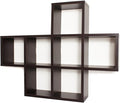 Danya B. Cubby Shelving Unit in Walnut Finish