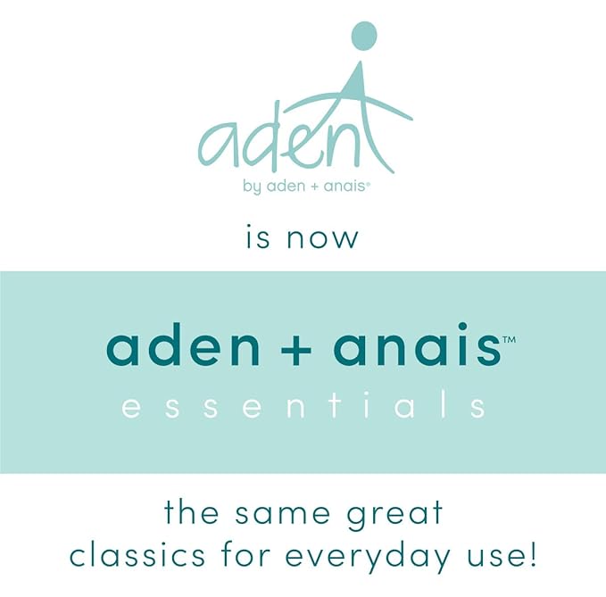 aden + anais Essentials Dream Blanket, Muslin Baby Blankets for Girls & Boys, Ideal Lightweight Newborn Nursery & Crib Blanket, Unisex Toddler & Infant Bedding, Shower & Registry Gift, Swans