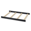 Full-Size Conversion Kit Bed Rails for Evolur Cribs - Solid Wood Crib Convertible Kit to Kids Bed - Transitional Style Rails & Easy-to-Install Child Essentials for Safety (Onyx Black)