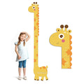 Personalized Name Growth Chart for Kids, Giraffe Height Chart for Boy Girls, Measuring Board for Kids Height, Patchwork Wooden Height Chart Measuring Board, Nursery Growth Chart Ruler