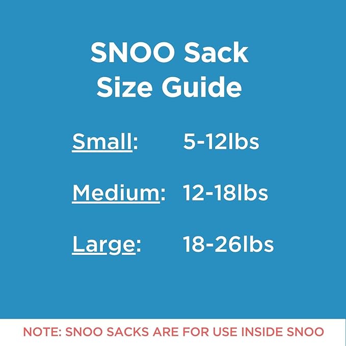 Happiest Baby SNOO Sleep Sack - 100% Organic Cotton Baby Swaddle Blanket - Doctor Designed Promotes Healthy Hip Development (White, Large)