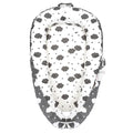 Baby Lounger for Newborns 0-24 Months, 100% Cotton Adjustable Snuggle Me Lounger, Baby Nest Co Sleeper for Baby in Bed, Newborn Babies Essentials Gifts,Portable Floor Seat