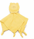 Little Rawr Organic Cotton Muslin Lion Loveys for Babies Baby Security Blanket Baby Snuggle Toy Newborn Essentials Must Haves(Lion-Yellow)