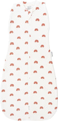 Tiny Twinkle Baby Sleep Sack 0-3 Months 1.0 TOG, Cotton & Elastane Wearable Blanket, Swaddle Transition Micro-Fleece, Machine Washable(Rainbows)