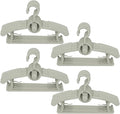 Baby Hangers 20 pcs, 360° Swivel Hook, Adjustable Kids Hangers According to Clothing Size, Suitable for Babies and Children (Gray)