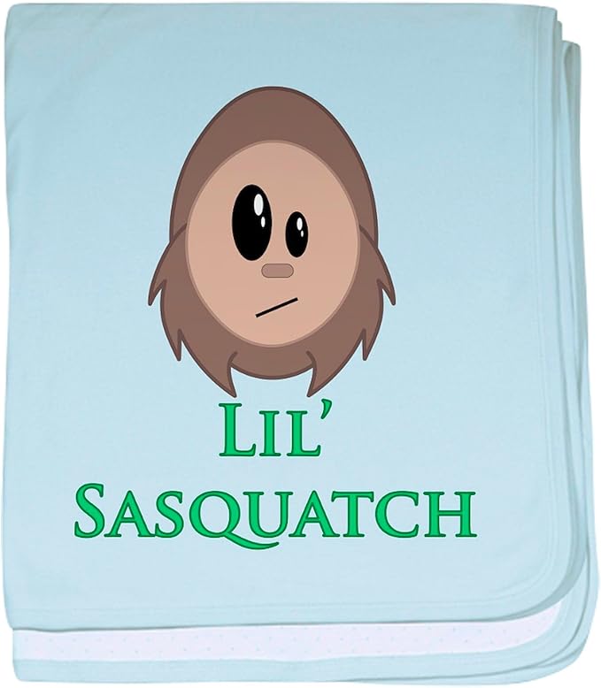 CafePress Little Sasquatch/Bigfoot Baby Blanket, Super Soft Newborn Swaddle