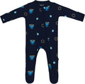 KYTE BABY Unisex Zipper Closure Footies, Rayon Made From Bamboo, 0-24 Months