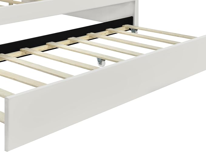 Bellemave Full Size daybed with Trundle, Sofa Bed, daybed with Trundle for Adults, Kids, Girls, Teens, Trundle Bed for Living Room, Velvet, Beige(Mattress not Included)