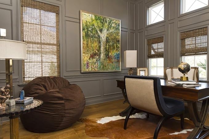 CordaRoy's Chenille Bean Bag-Convertible Bean Bag Chair-Machine-Washable Chenille Fabric Cover-for Basement,Living Room,Game Room,Dorm & More - Queen Size - Espresso | Made in The USA