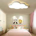 LAKIQ Modern Creative Acrylic LED Lights Cloud Shape Children Room Ceiling Light Flush Mount Ceiling Chandelier Lighting Fixture for Kids Bedroom Kindergarten Living Room(21.5'',Warm Light)