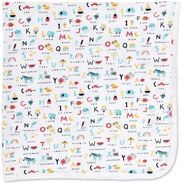 Magnetic Me Modal Soothing Swaddle Blanket | Silky Soft Modal Fabric | ABC Love | One Size