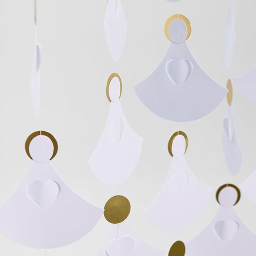 Angel Chorus (25 Angels) Hanging Mobile - 22 Inches - High Quality - Handmade in Denmark by Flensted