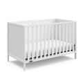 Graco Theo 3-in-1 Convertible Baby Crib (White) - GREENGUARD Gold Certified, Converts to Toddler Bed & Daybed, Fits Standard Full-Size Baby Crib Mattress, 4 Adjustable Mattress Heights
