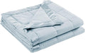 Madison Park Windom Down Alternative Blanket, Premium 3M Scotchgard Moisture Wicking Treatment, Lightweight and Soft Bed Cover For All Season, Satin Trim, Blue King