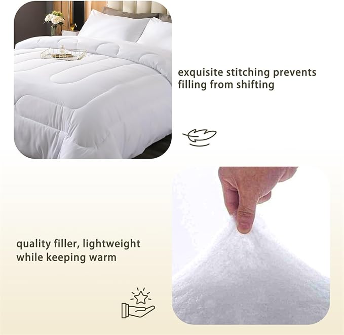 Feelyou Christmas Bedding Set for Kids Boys Girls King Size Xmas Deer Elk Decor Comforter Set Ultra Soft Winter Comforter Xmas Snowflake Duvet Quilt Bedroom Decor Christmas Decor Quilt