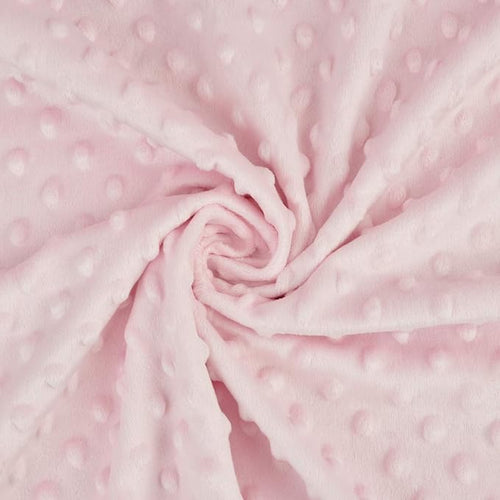 American Baby Company Heavenly Soft Chenille Receiving Blanket, 2-Layer Design with Minky Dot & Silky Satin, Pink, 30" x 40" for Boys and Girls