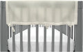 BreathableBaby Breathable Mesh Crib RailGuard Teething Cover, Ecru, 27” Short Panel (2-Pack)