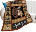 Cute French Bulldog Blanket Funny Dog Frenchie Throw Blankets Gifts for Girls Boys Cozy Warm Soft Fuzzy Flannel Throws Plush Stuffed Animal Pet Fleece Blanket Decor Gifts for Men Women 50"x40"