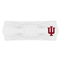 Creative Knitwear Indiana Hoosiers Infant Girls White Solid Hair Knot Headband Embroidered Logo - Size Newborn - 4T