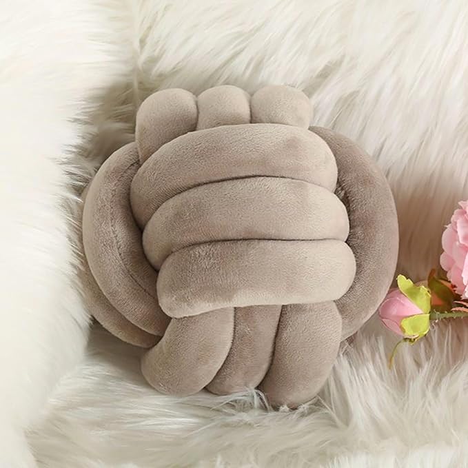 Velvet Chunky Bulky Giant Arm Knitting Yarn, Super Soft Jumbo Tube Weight, Fluffy DIY Crochet Hand Making Washable Yarn for Blanket, Pet Bed, Rugs, Pillow (1lb-Khaki)