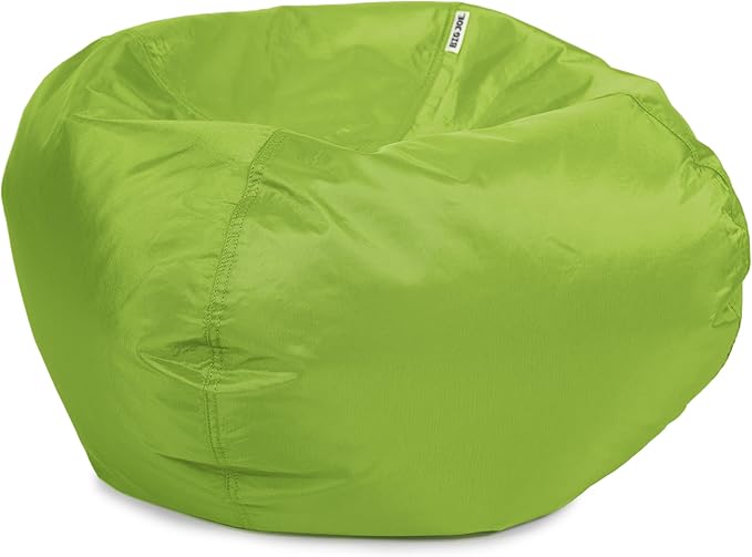 Big Joe Classic Bean Bag Chair, Spicy Lime Smartmax, Durable Polyester Nylon Blend, 2 feet Round