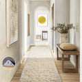 Ophanie Runner Rug for Hallway, 2x6 Upgrade Non-Slip Fluffy Soft Bedside Rugs, Bedroom Living Room Ivory Shaggy Carpet for Kids Girls Boys Dorm Nursery Home Decor Aesthetic
