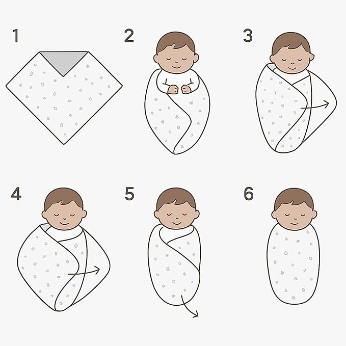 NTBAY 2 Layer Muslin Cotton Baby Swaddle Blanket, 30x40 Soft and Breathable Receiving for Newborns and Infants, Perfect for Crib, Stroller, Travel, Lightweight Nursery Blanket, Vintage Bloom