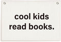 Lacama Cool Kids Read Books Banner, Reading Corner Decor for Classroom Flags Banners, Read Sign Wall Hanging Banner Flag Decor for Reading Nook,30x20 Inch
