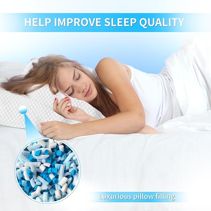 40LBS Shredded Memory Foam Filling Bean Bag Filler, Added Gel Particles Comfortable and Soft,Very Suitable for Filling Bean Bags, Pillows,Dog beds, Couch Cushion