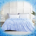 LUXEAR Cooling Blanket for Hot Sleepers,Double Side Cooling Effect Throw Size Summer Blankets, Q-Max 0.5 Arc-Chill Cooling Fiber Soft Cold Blanket Absorb Heat for Night Sweats to Keep Cool All Night