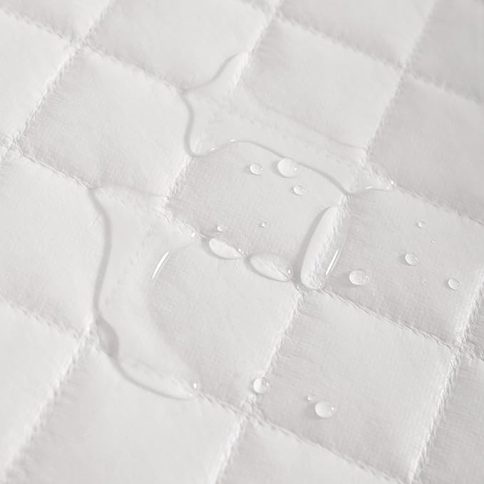 NTBAY 2 Pack Waterproof Crib Mattress Protector, Quilted 28"x52" Toddler Fitted Sheet - Machine Washable - Soft and Breathable Mattress Pad Cover for Crib, Nursery, Daycare, Cot, Yellow