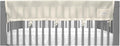 BreathableBaby Breathable Mesh RailGuard Teething Cover — 51” Long Panel (1) — Fits Most Full-Size and Does Not Fit Mini Cribs — Use with Coordinating Short Panels - Ecru