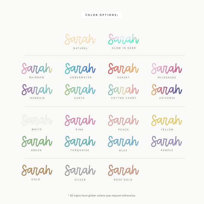 Wooden Name Signs (Natural Wood) - Personalized wood letters for girl, Baby name sign, Custom name sign nursery, Toddler girl room decor, Home decor