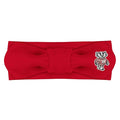 Creative Knitwear Wisconsin Badgers Infant Girls Red Solid Hair Knot Headband Embroidered Logo - Size Newborn - 4T
