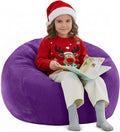 Nobildonna Bean Bag Chair Cover (No Filler) for Kids and Adults,Beanbag Stuffed Animal Storage Without Filling Plush Toys Holder and Organizer Soft Premium Corduroy 200L