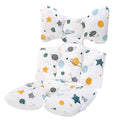 Baby Seat Pad Liner for Stroller–Soft and Breathable，3D Air Mesh Cotton Universal Baby Stroller Cushion (Planet White)