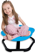 Kids Chair, Sensory Swivel Chair, Spinning Chair, Sit and Spin Training Body Coordination, 360° Spinning Seat, Metal Base, Non-Slip