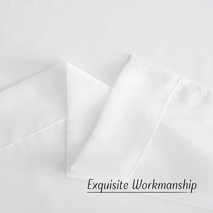 NICETOWN Kitchen Curtains 36 inches Long, Grommet Voile Sheer with Light Filtering Window Treatments Elegant Lightweight Drapes for Nursery/Bathroom, W30 x L36, 2 Panels
