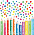 Inspirational Wall Decals, Multicolor Pencils Polka Dots Wall Stickers, Peel and Stick Motivational You Can Do It Wall Decor for Playroom Classroom Nursery Preschool Decoration