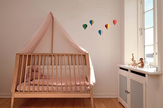 Flensted Mobiles 5 Balloon Hanging Nursery Mobile - 26 Inches - Premium-Grade Cardstock