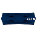Creative Knitwear Pennsylvania Quakers Infant Girls Navy Solid Hair Knot Headband Embroidered Logo - Size Newborn - 4T