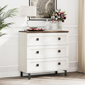 Modern White Dresser for Bedroom with 3 Drawers,Chest of Drawers with Organizer Storage for Bed Room,Livingroom Hallway